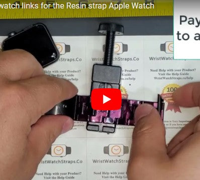 Removing-Links-on-the-Resin-Straps-for-Apple-Watch Wristwatchstraps.co