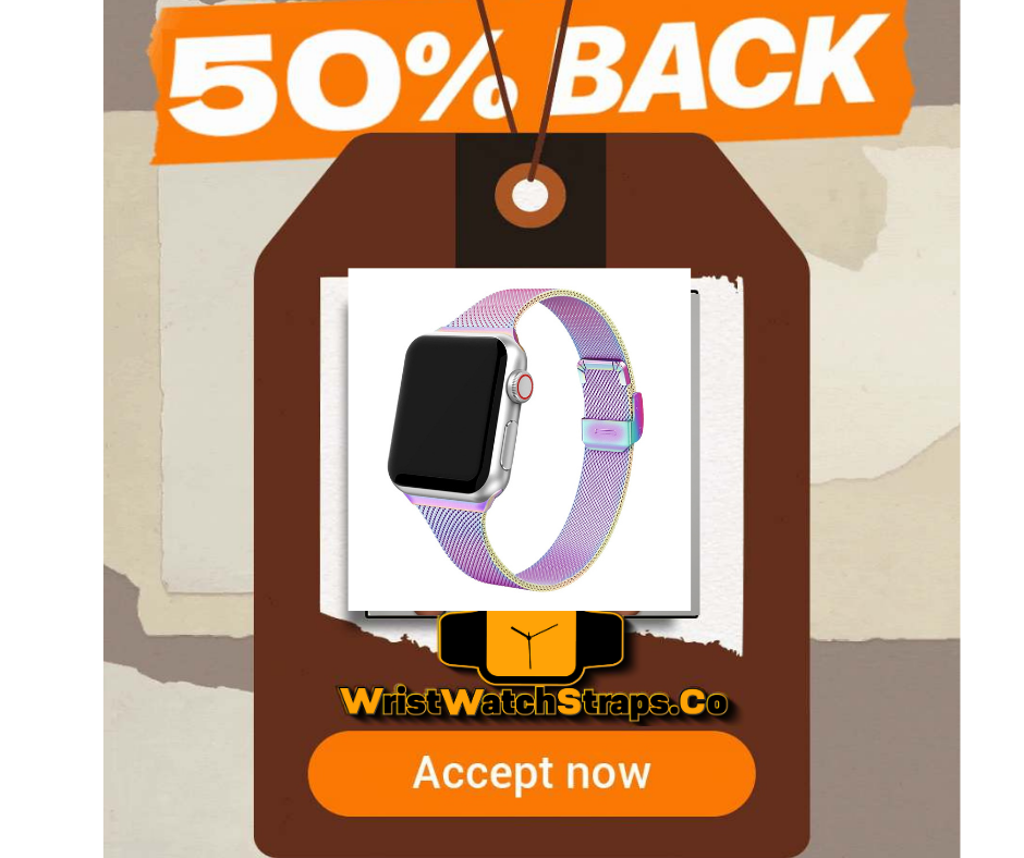 Slim Mesh Strap with Clasp for Apple Watch Wristwatchstraps.co