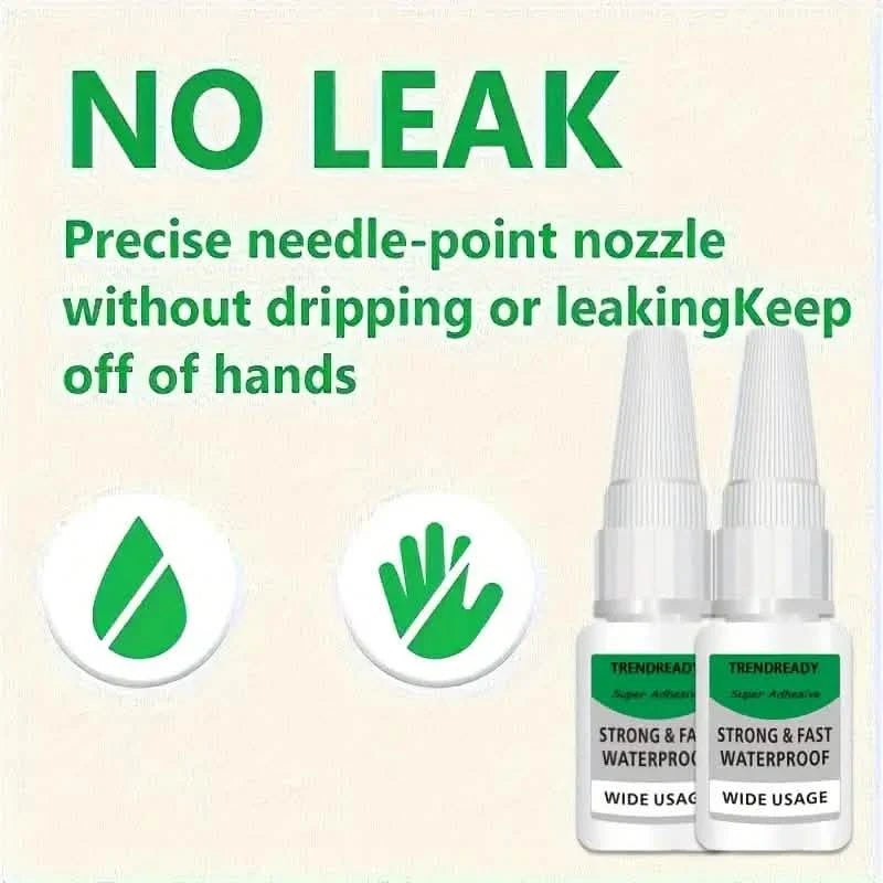 2-Pack: Super Glue – Fast-Drying, Waterproof, Multi-Surface DailySale