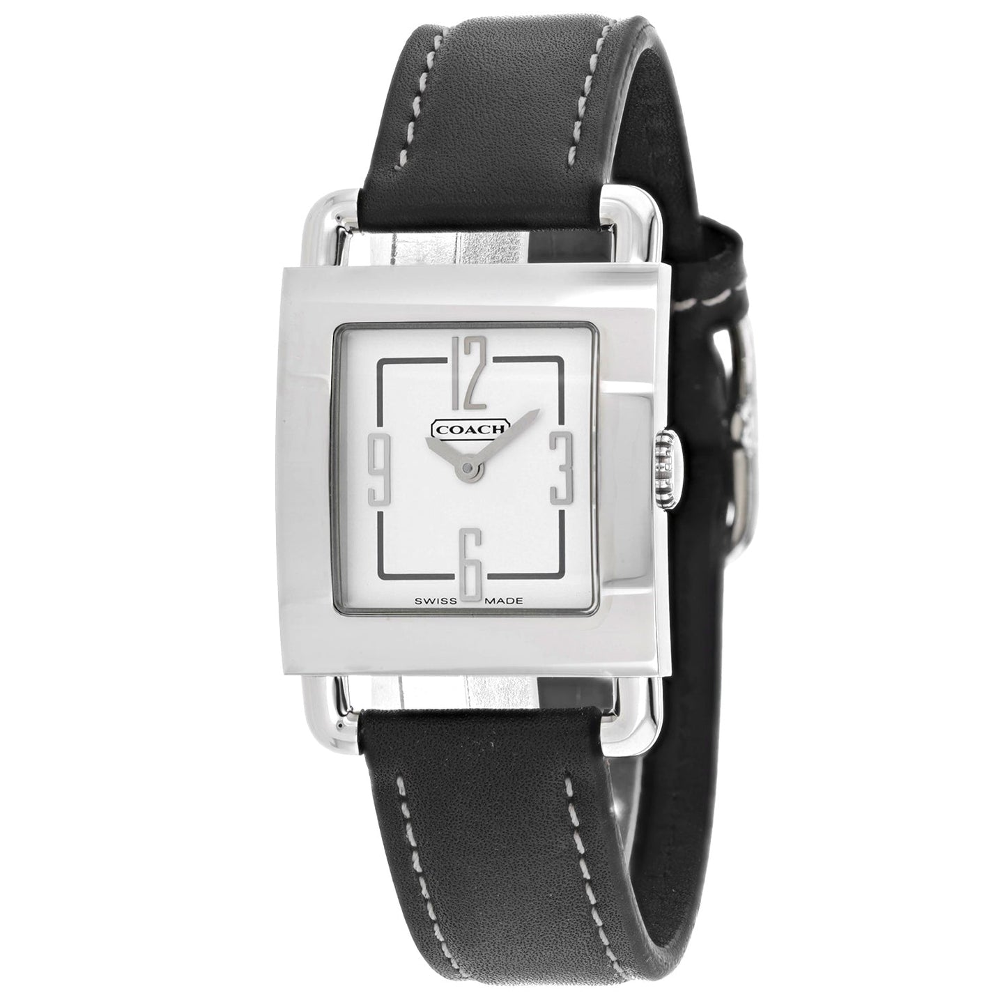 Coach Women's Silver Stainless Steel White Dial Bids.com