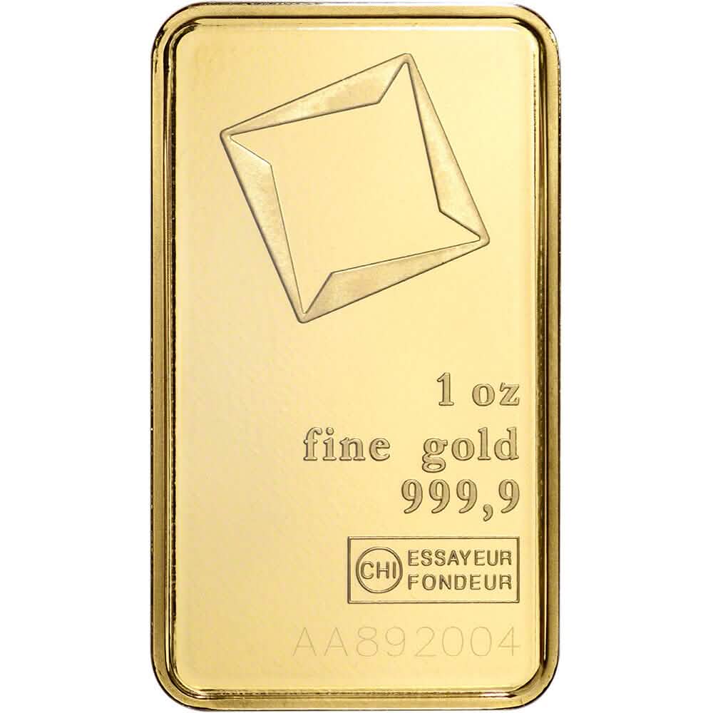 1 oz. Gold Bar Valcambi Suisse 999.9 Fine in Assay DailySale