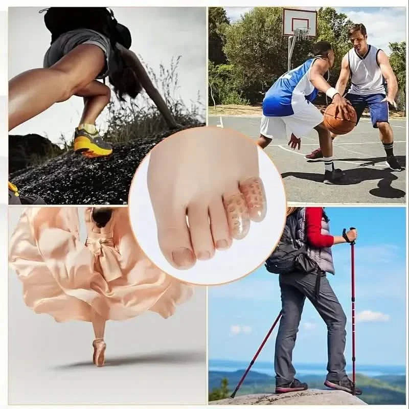 10-Pack: Transparent Toe Protector - Soft and Comfortable Toe Cover DailySale