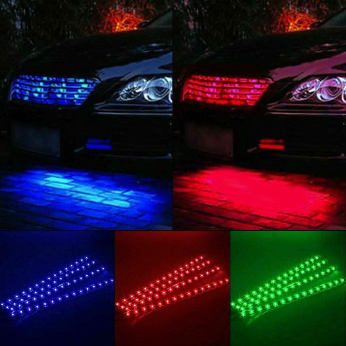 10-Piece: 12" 15SMD Waterproof 12V Flexible LED Strip Light For Car DailySale