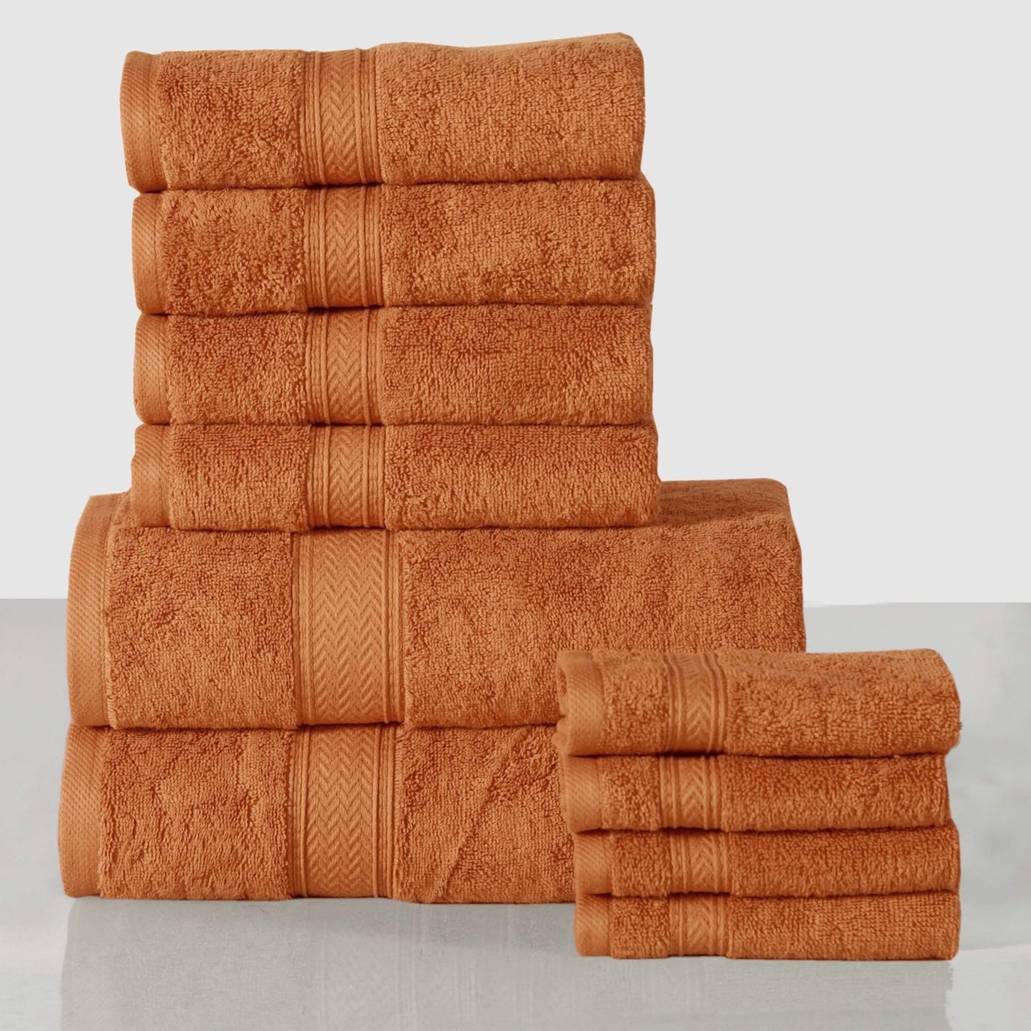 10-Piece: 600 GSM Lux Soft Cotton Towel Set DailySale
