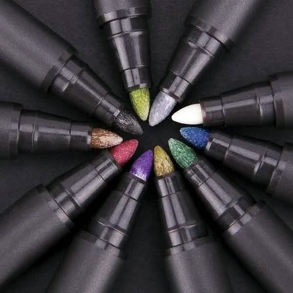 10-Piece: Metallic Paint Marker Pen Permanent DailySale
