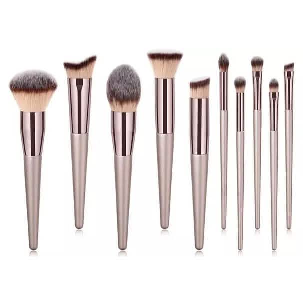 10-Piece Set: Professional Premium Glow Makeup Brush DailySale