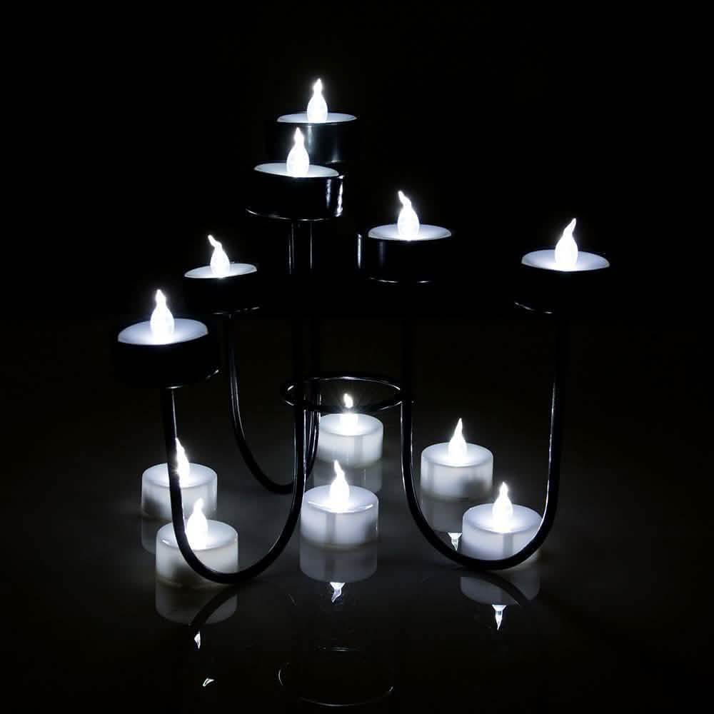 100-Pieces: White LED Candle Tea Light DailySale