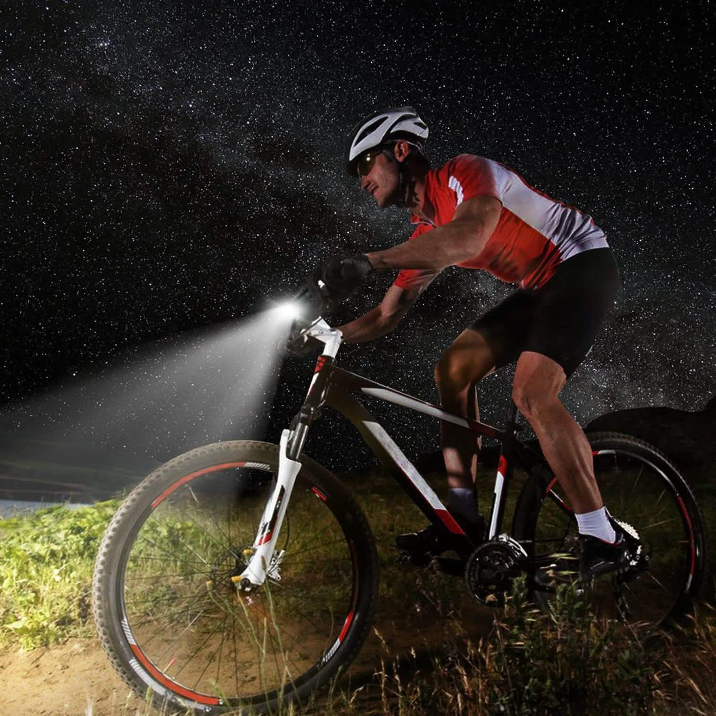 1000LM Bike Front Light Rechargeable Handlebar Head Light with 6 Lighting Modes DailySale
