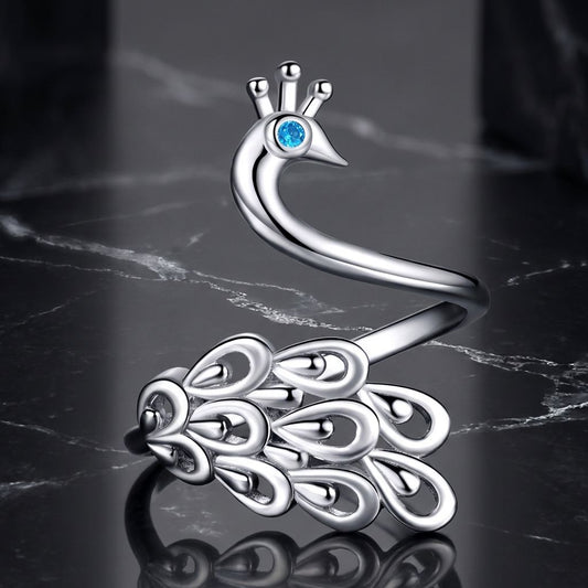 925 Sterling Silver Plated Platinum PavƩ Setting CZ Ring for Women Bids.com