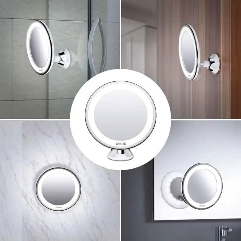 10X Magnifying LED Lighted Makeup Mirror DailySale