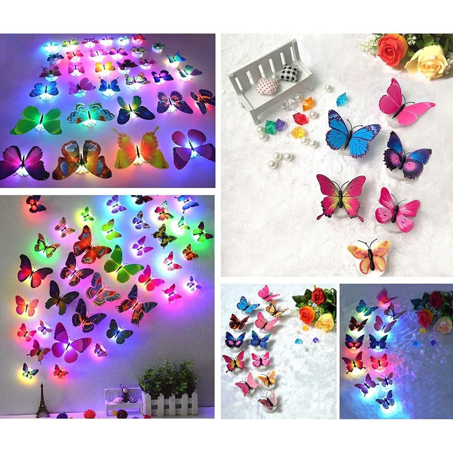 12-Pack: LED Butterfly Decoration Night Light DailySale
