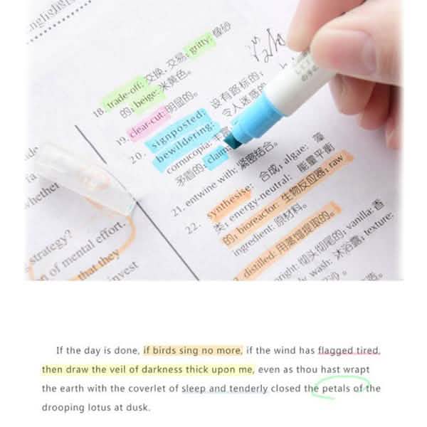 12-Piece: Cute Double Head Fluorescent Pen Highlighters Set DailySale