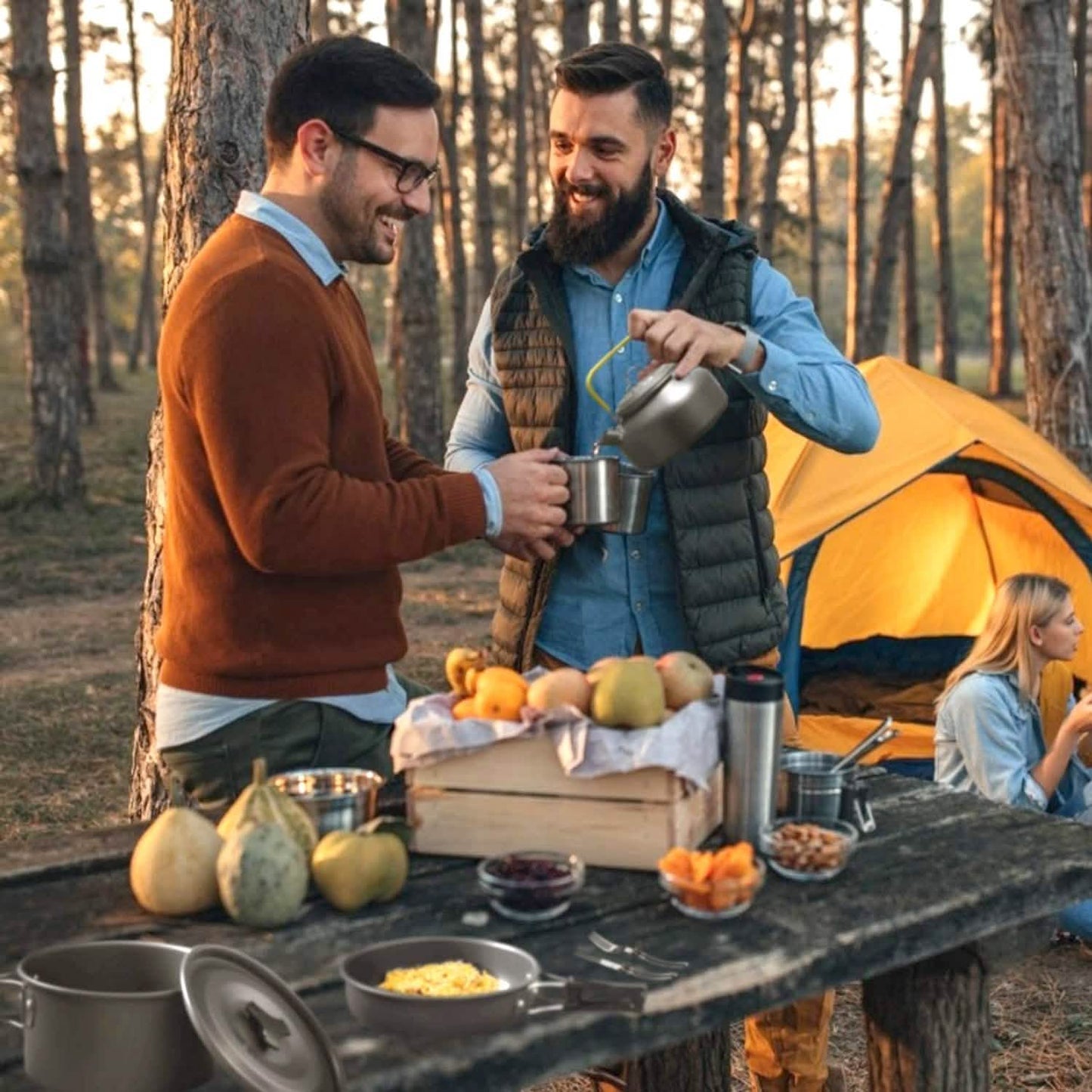 12-Pieces: Camping Cookware Set DailySale