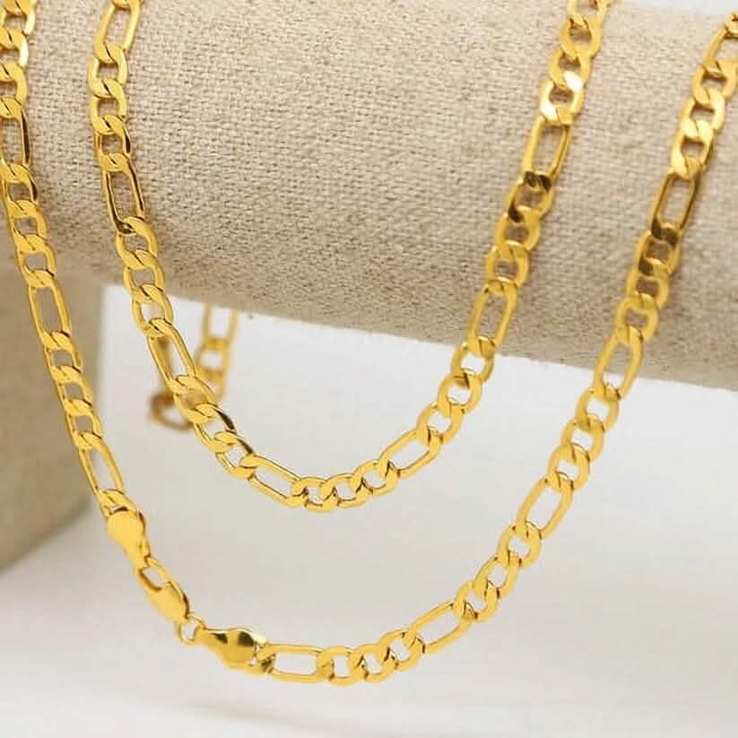 14K 24" Gold Filled Figaro Chain DailySale