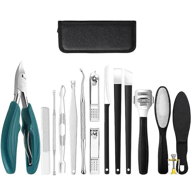 15-Piece: Nail Clipper Pedicure Set DailySale