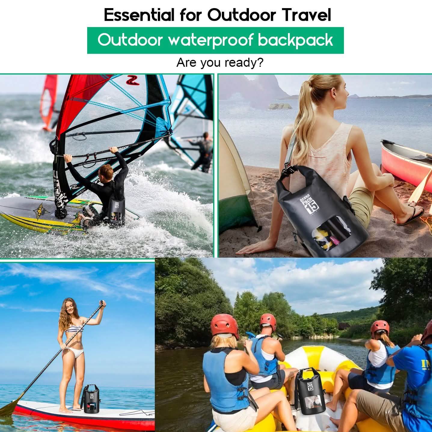15L Waterproof Lightweight Dry Bag DailySale