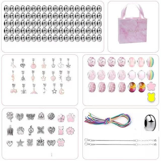 165-Piece: Gorgeous Color Beads DIY Handmade Children's Bracelet Set DailySale