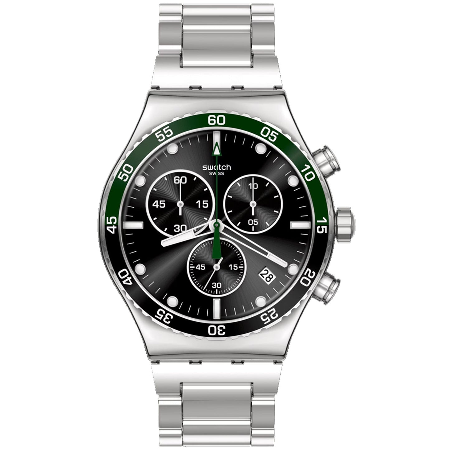 Swatch Men's Dark Green Irony Bids.com