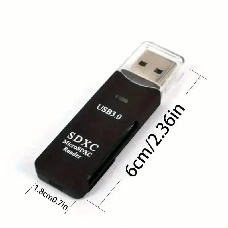 2-in-1 Multi Card Reader USB 3.0 Micro SD TF Card Memory Flash Drive Adapter DailySale
