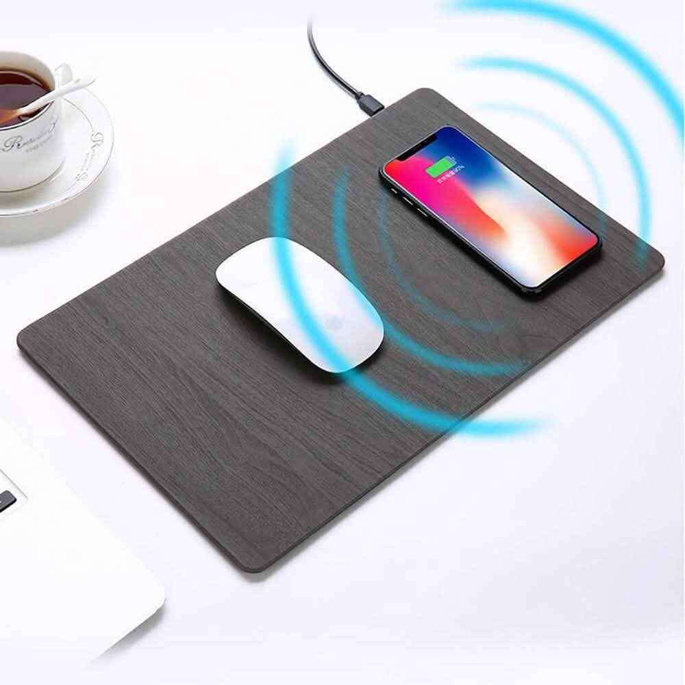 2-in-1 Wireless Charger Mouse Pad - Black DailySale