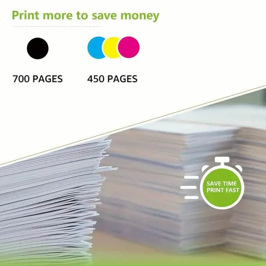 2-Pack: 63XL Ink Cartridges Black & Tri-Color for HP 63 Ink DailySale