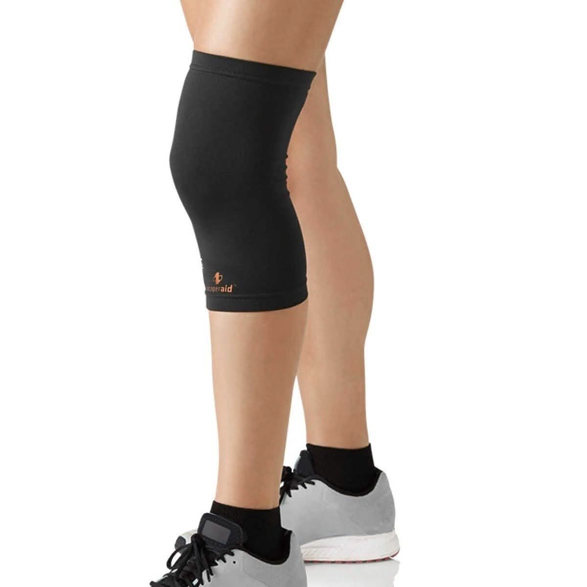 2-Pack: Copper Compression Recovery Knee Sleeve - Medium DailySale