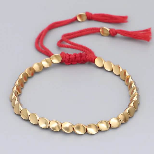 2-Pack: Handmade Copper Bead Bracelet DailySale