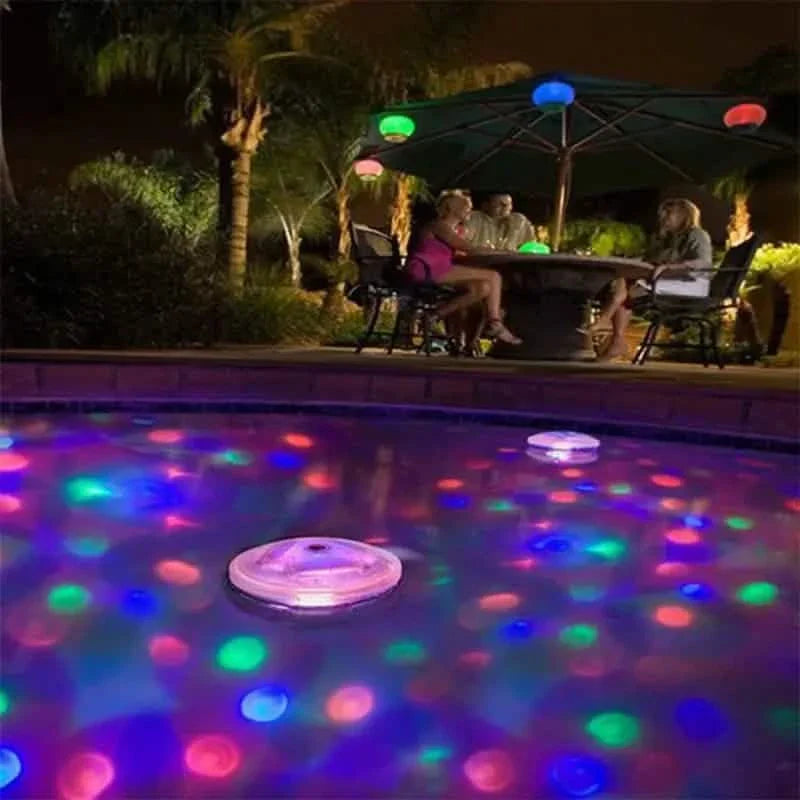 2-Pack: LED Color Changing Floating Pool Lights with 8 Modes Lighting DailySale