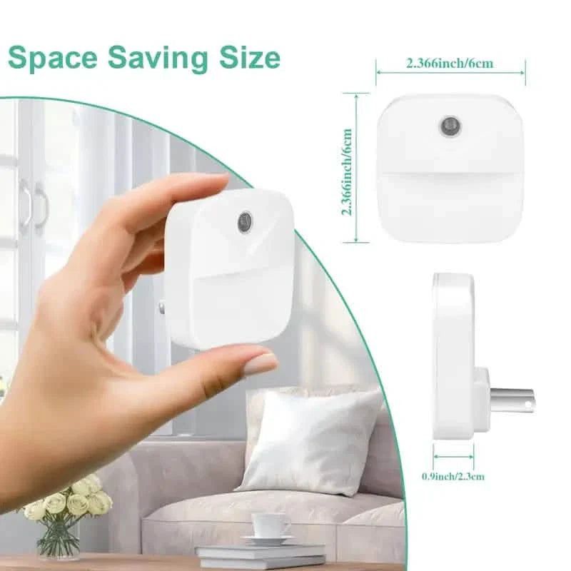 2-Pack: LED Night Light, Night Lights Plug Into Wall With Dusk-to-Dawn Sensors DailySale
