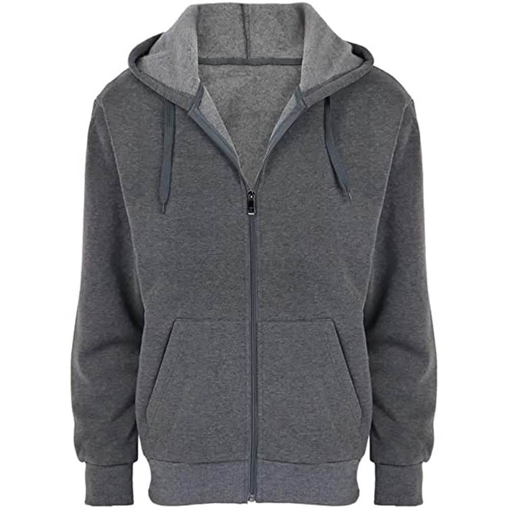2-Pack: Men's Fleece Full-Zip Hoodies DailySale