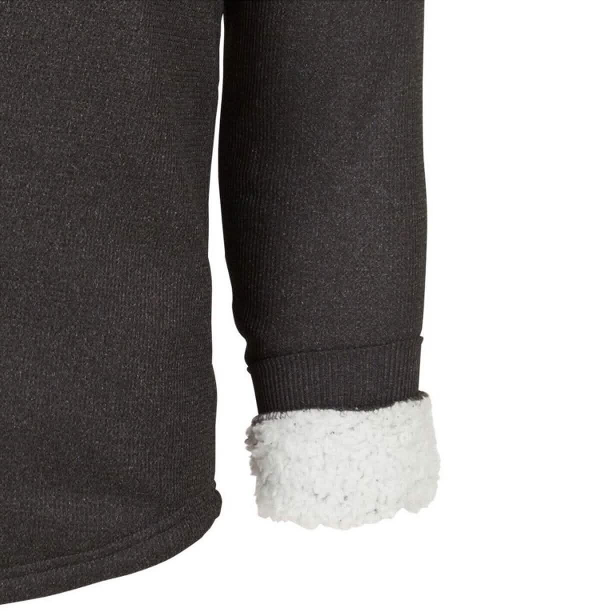 2-Pack: Men's Sherpa-Lined Waffle Thermal Henley Shirts DailySale