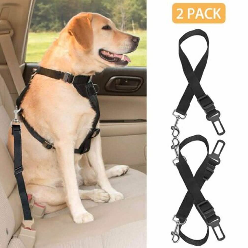 2-Pack: Multipurpose Pet Safety Vehicle Seat Belt DailySale