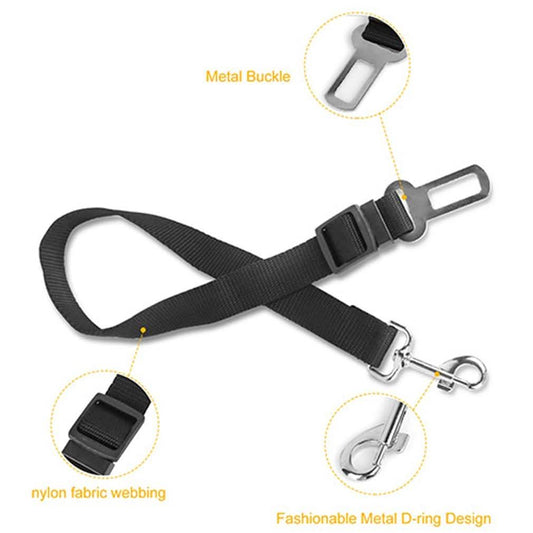 2-Pack: Multipurpose Pet Safety Vehicle Seat Belt DailySale