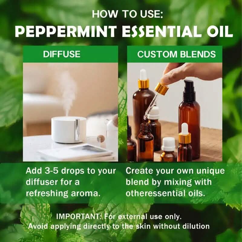 2-Pack: Peppermint Premium Quality Essential Oil DailySale