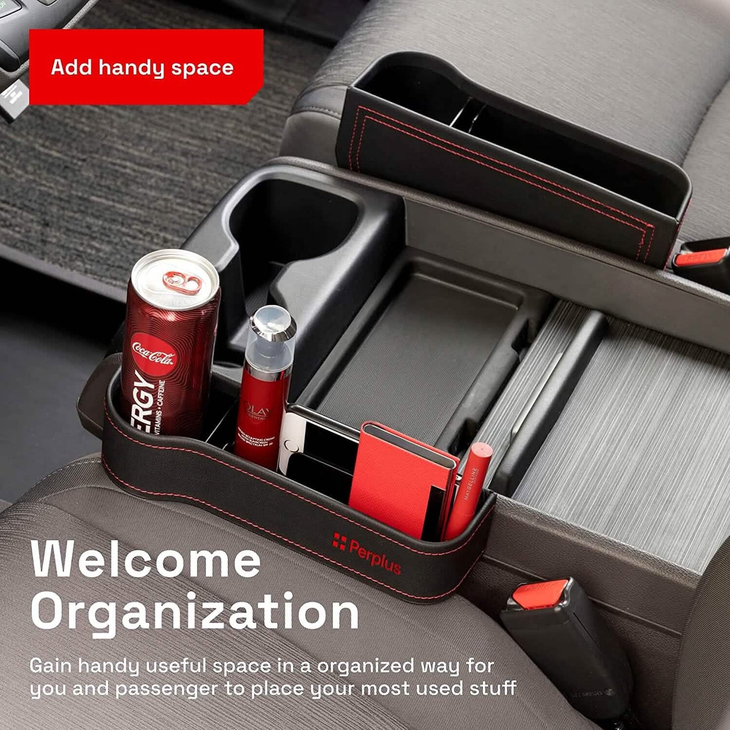 2-Pack: PerPlus Car Seat Gap Filler Organizer DailySale