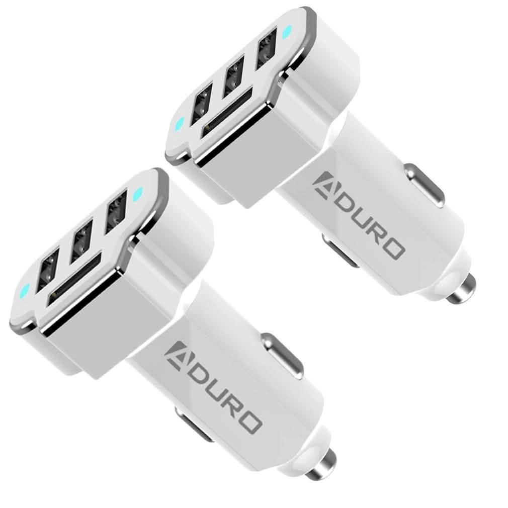 2-Pack: PowerUp 4 USB Port Car Charger Adapter DailySale