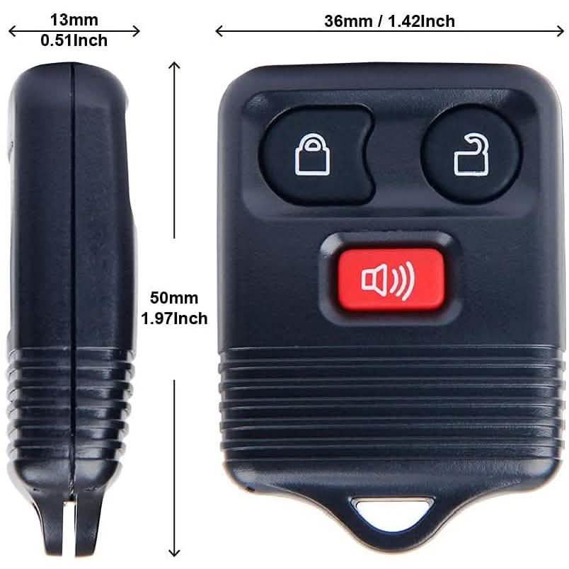 2-Pack: Replacement Keyless Entry Remote Key Fob Clicker Transmitter DailySale