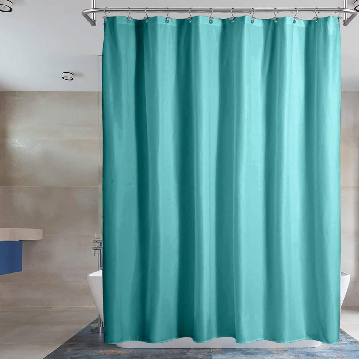 2-Pack: Water-Proof Printed Peva Shower Curtain DailySale