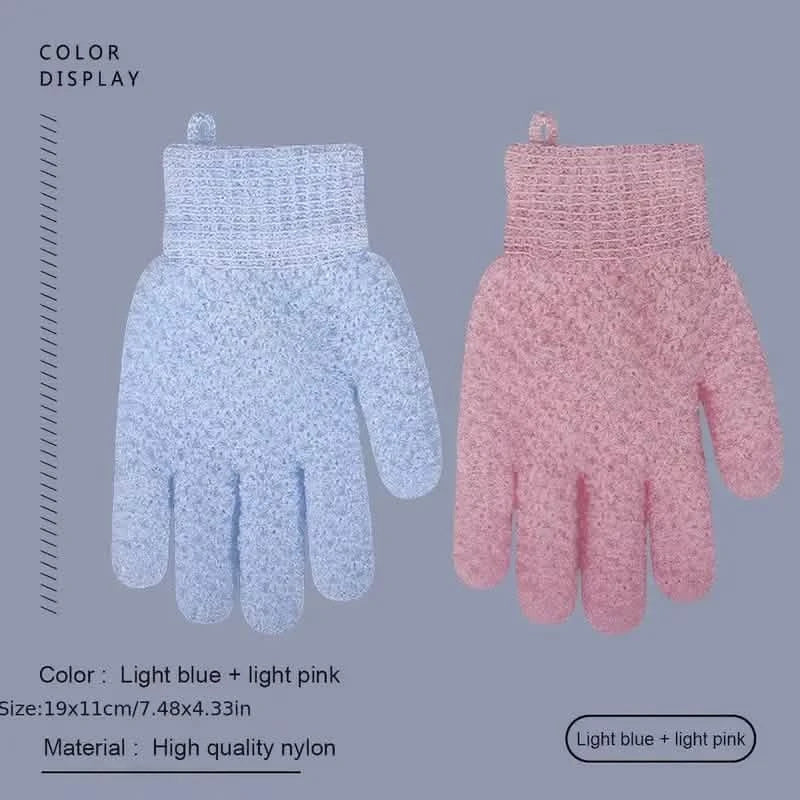 2-Pair: Exfoliating Bath Gloves DailySale