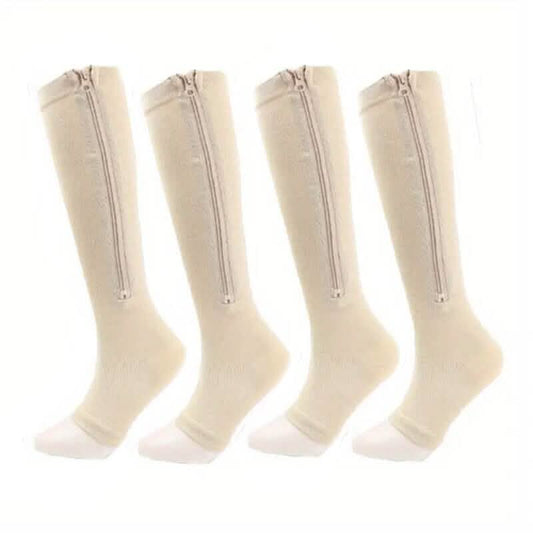 2-Pairs: Women's Open Toe Sports Compression Socks DailySale