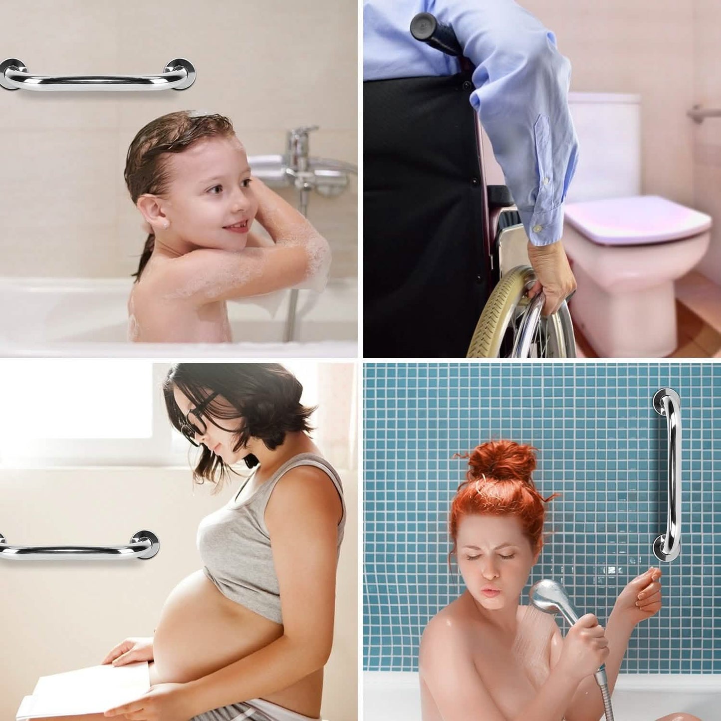 2-Piece: Bath Grab Bar DailySale