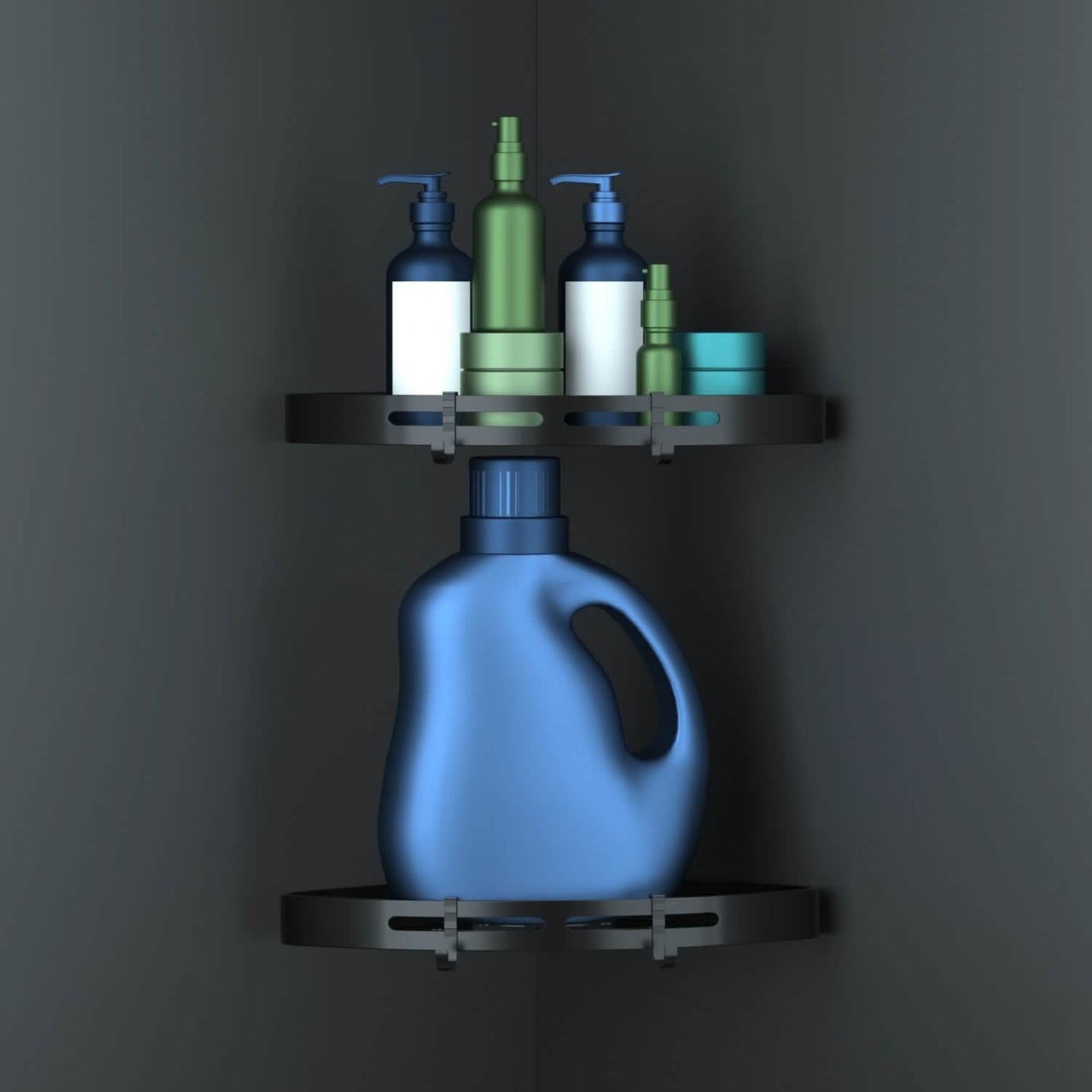 2-Piece: Corner Shower Caddy Shelf DailySale