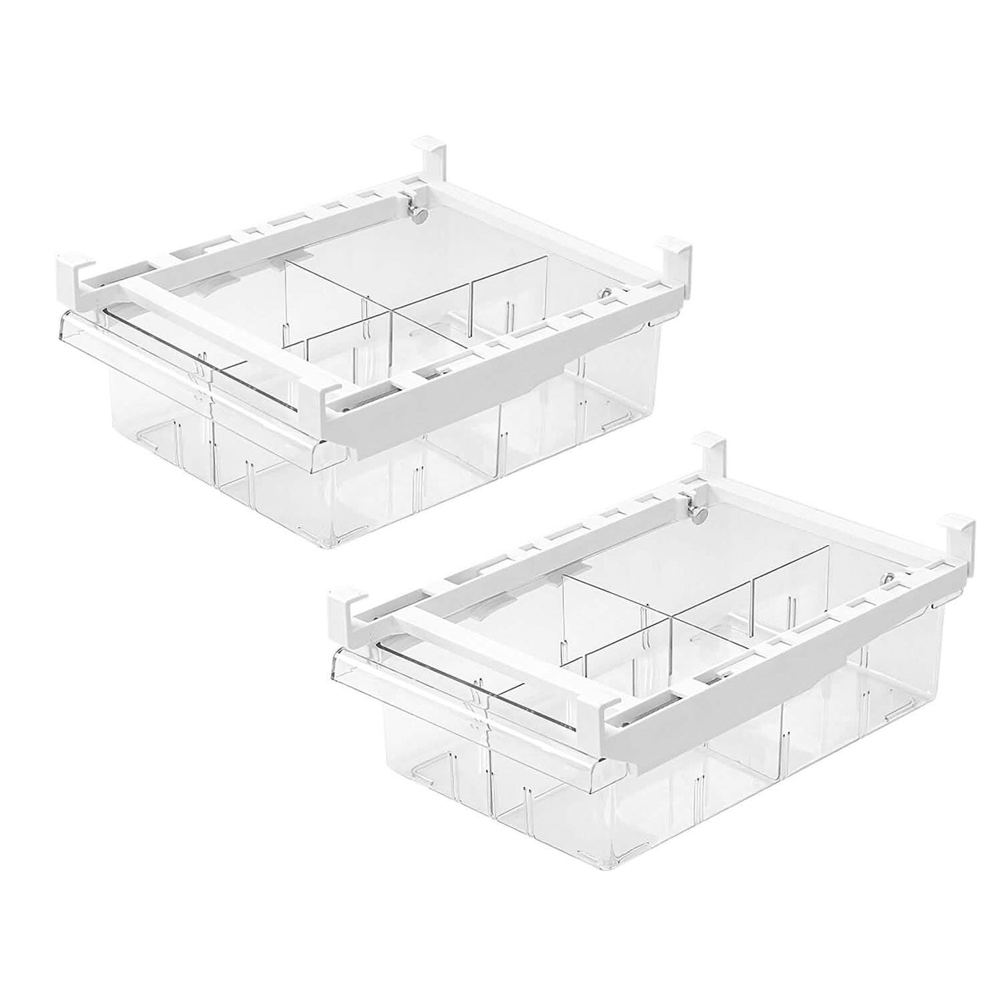 2-Piece: Refrigerator Egg Drawer 36 Egg Capacity Snap On Hanging Storage Tray DailySale