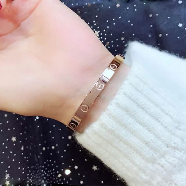 2-Piece: Women's Stainless Steel Zircon Inlay Bracelet DailySale
