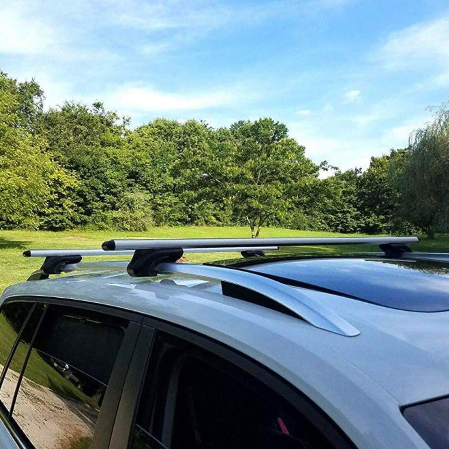 2-Pieces: Car Roof Top Crossbar Rack DailySale