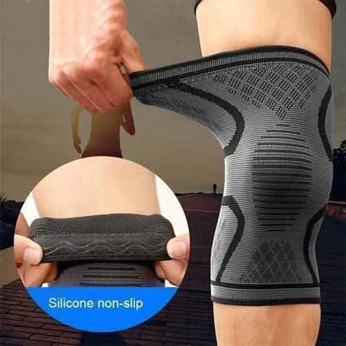 2.0 Knee Compression Extra Support Sleeve with Gel Grip - SIze: L DailySale