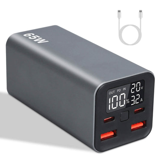 20000mah 65W USB-C PD Laptop Power Bank Fast Charging DailySale