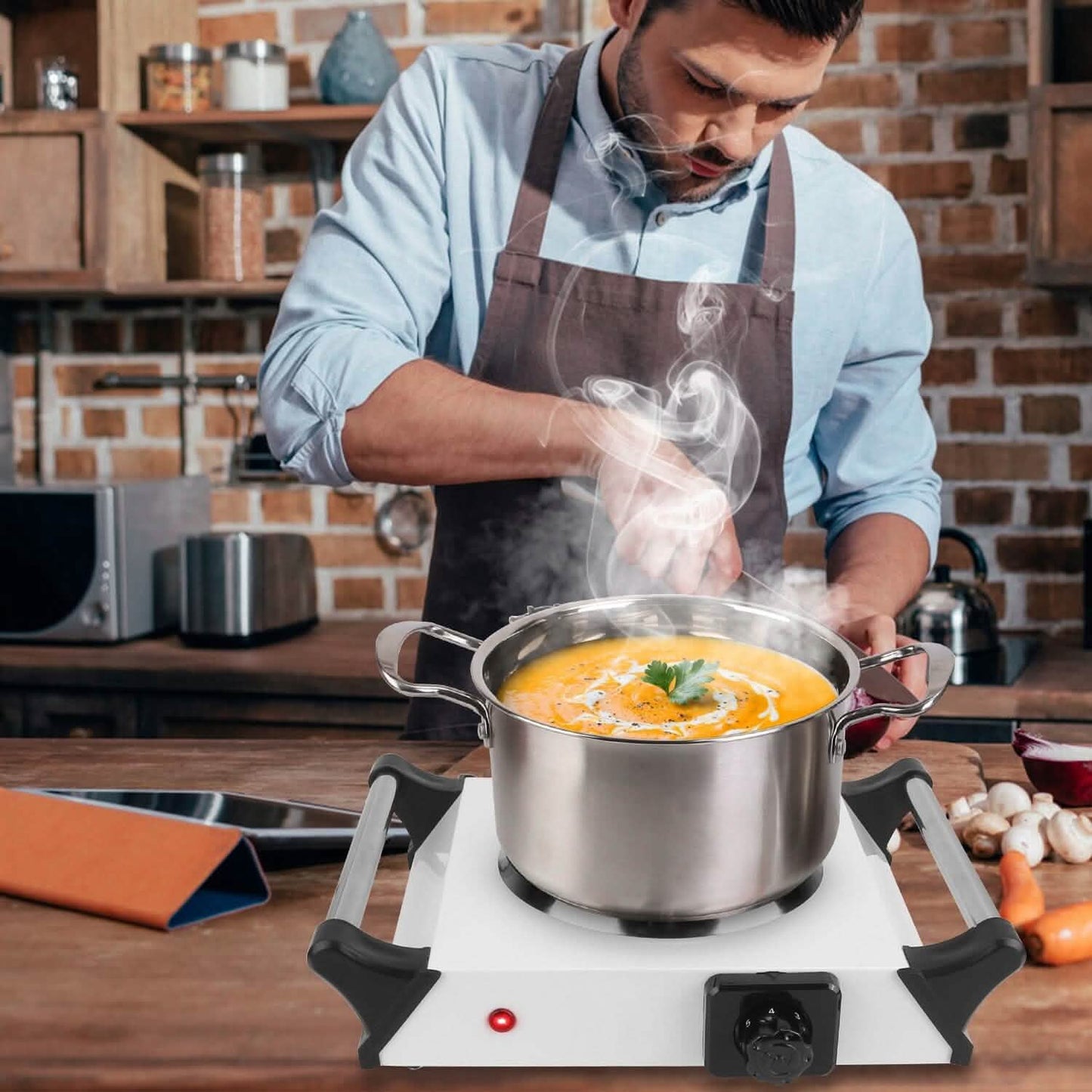 2000W Electric Burner Portable Coil Heating Hot Plate Stove Countertop DailySale