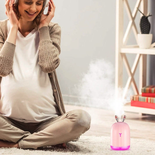 220ml Cool Mist Humidifier Ultrasonic Air Diffuser Atomizer with 7 Color DailySale