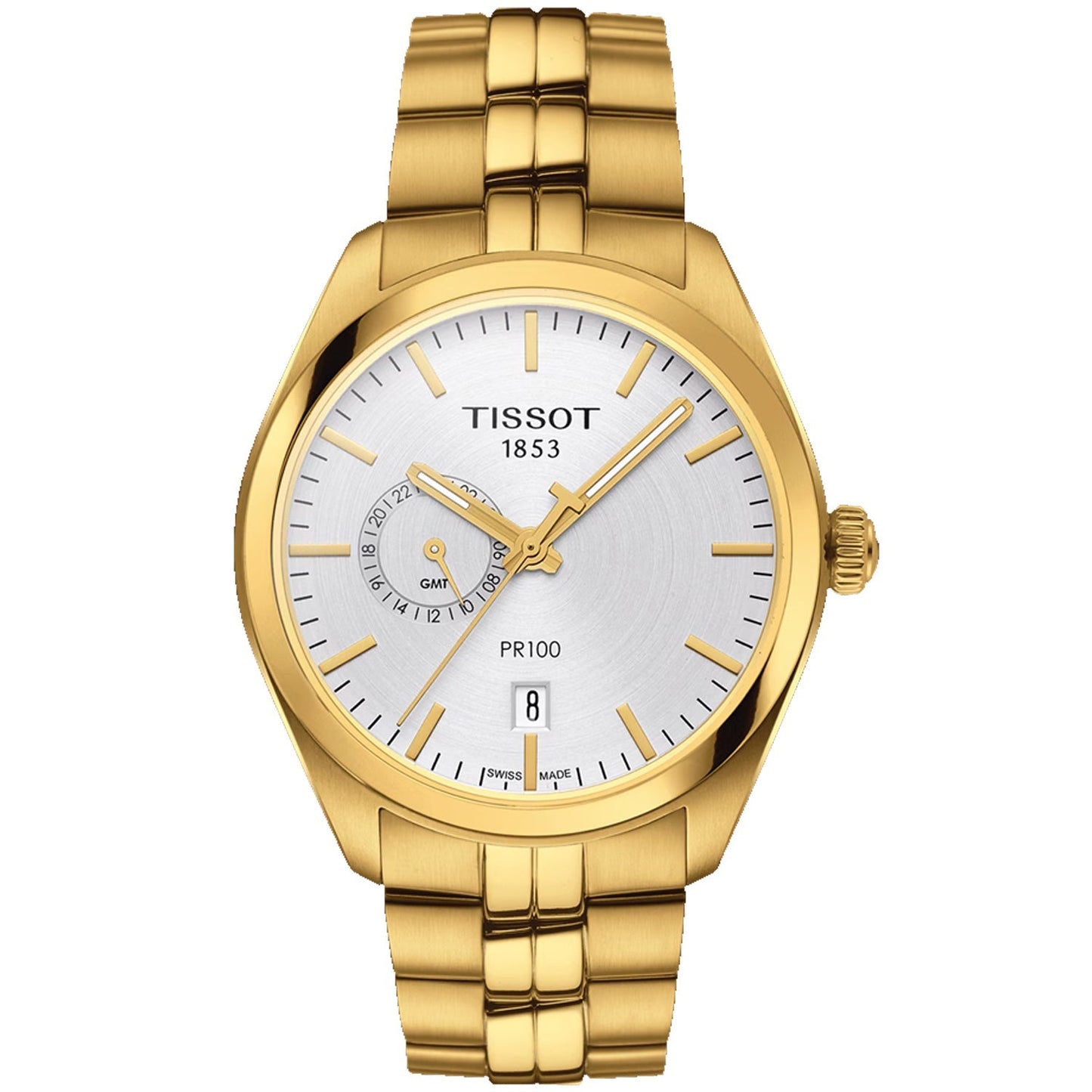 Tissot Men's PR-100 Dual Time Bids.com